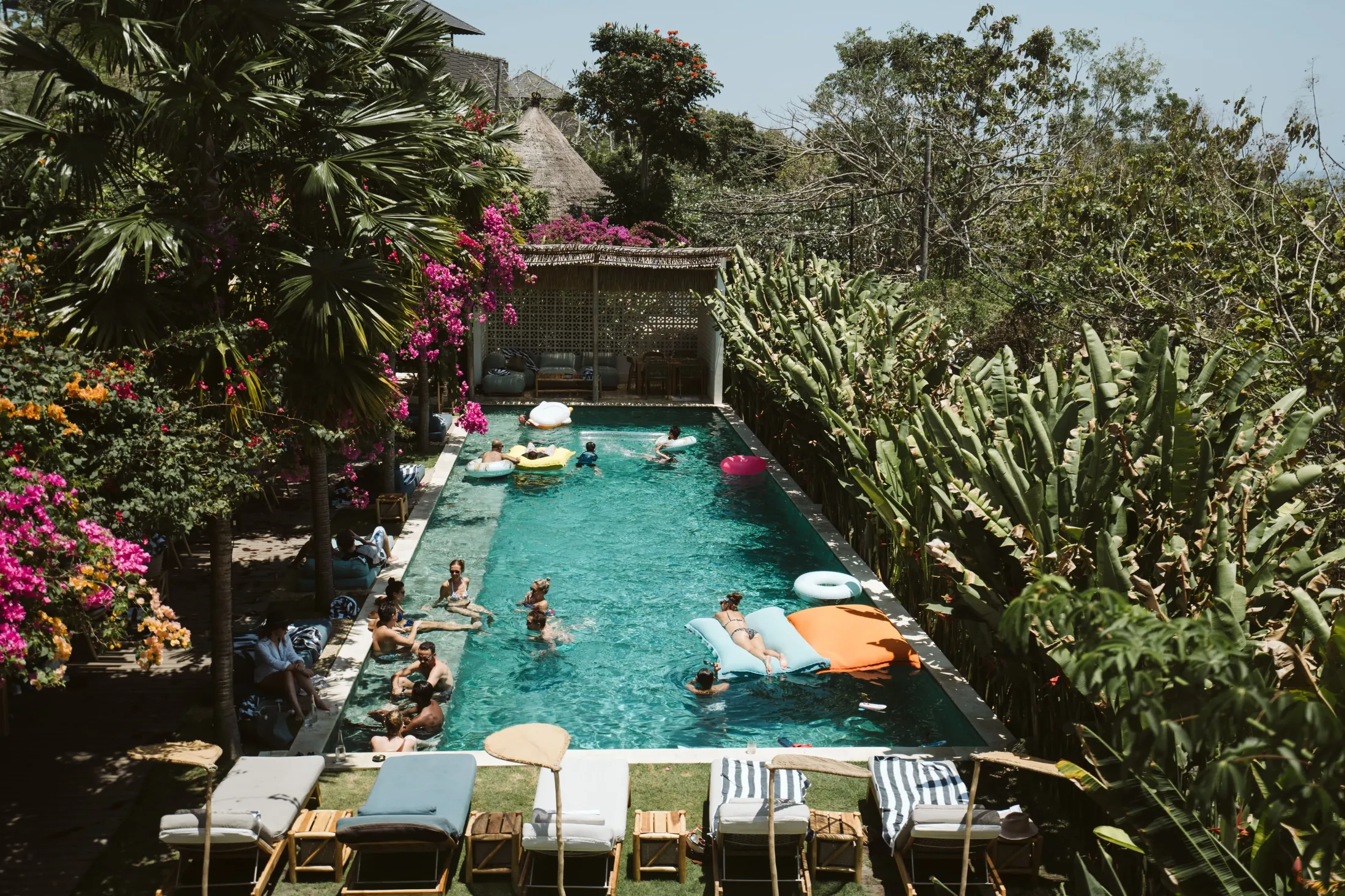 NUFORM Studio Bali wellness retreat poolside